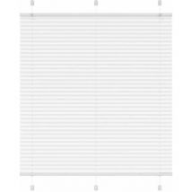 Store plissé blanc 115x100cm largeur du tissu 114,4cm polyester