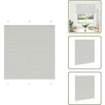 Store plissé gris clair 120x150cm largeur du tissu 119,4cm - Store Plissé - Stores Plissés - Store Plissé De Fenêtre - Plisse Aveugle