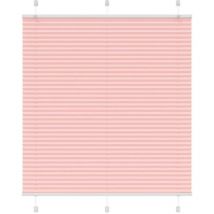 Store plissé rose 115x100 cm largeur du tissu 114,4cm polyester Vidaxl