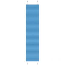 Store plissé bleu 50x200 cm largeur du tissu 49,4 cm polyester Vidaxl