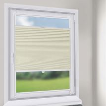 Store Plissé sans Perçage 70x100cm, Beige