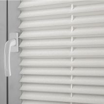 Store Plissé sans Perçage Blanc, 40x120cm