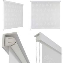 Store roulant de douche 140x240 cm Étoile de mer - store roulant de douche - stores roulants de douche - Home & Living - Gris