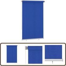 Store roulant d'extérieur 140x230 cm Bleu pehd - Stores Exterieurs - Rideaux Solaires - Protection Solaire - Store Bleu - Store pvc