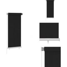 Store roulant d'extérieur 60x140 cm Noir - Stores Exterieurs - Store Roulant - Intimité Balcon - Protection Solaire - Décoration Extérieure