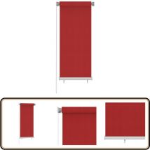 Vidaxl - Store roulant d'extérieur 60x140 cm Rouge pehd - Stores Vénitiens - Stores Enrouleurs - Rideaux Exterieurs - Protection Solaire - Intimité