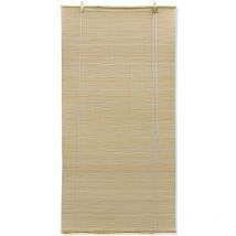 Homemiyn - fimei Store roulant en bambou 100 x 220 cm Naturel