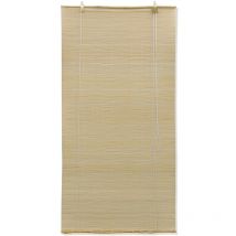 Fimei Store roulant en bambou 80 x 220 cm Naturel