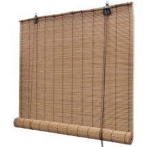 Maisonchic - Store roulant, Store Banne, Store jour nuit pour Fenêtre Bambou Marron 120x220 cm PSVB29355 design in