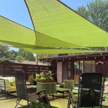 Sjlerst - Store triangulaire 4x4m militaire 3 mousquetons UV/pluie