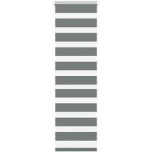 Torana - Store zèbre gris foncé largeur du tissu 40,9 cm polyester