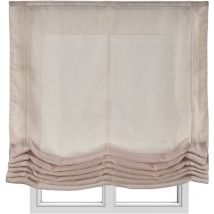 Store Enrouleur, store sans tringles pour fenêtre Beige , 90x175 cm
