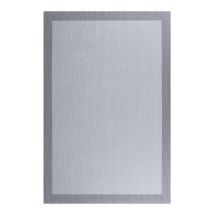 Tapis en vinyle Deblon, Tapis en pvc antidérapant et résister, pour intérieur et extérieur, Gris clair, 60 x 90cm