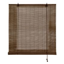 Store en Bambou, store enrouleur en bambou naturel, Brun, 120 x 175cm