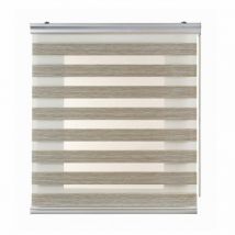 Stores Deco - Store Jour/Nuit Plus, Store enrouleur avec Finitions Premium, Beige, 140 x 250cm