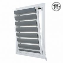 Store Jour/Nuit EasyFix, installation sans perchage, Argent, 150 x 180cm