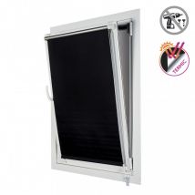 Store Occultant EasyFix, installation sans perchage, Noir, 120 x 180cm