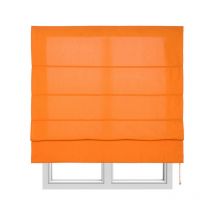 Store Bateau avec baleines, store textile tamisant, Orange, 45 x 175cm
