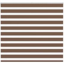 Store zèbre marron 155x150cm largeur du tissu 150,9cm polyester