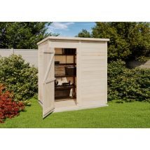 Storehaus - Cabane à outils Stefano s Naturel , 12 mm Épaisseur de paroi 186,2 x 126,2 cm