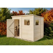 Storehaus - Cabane à outils Stefano s Naturel , 12 mm Épaisseur de paroi 186,2 x 246,2 cm