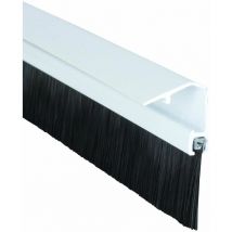 Guarnizione Inferiore Di Pennello Porta 838Mm Con Chiusura Fissaggio Coperchio - Bianco - Stormguard