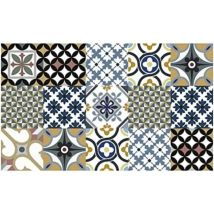 Tapis hydraulique en vinyle 45x75 cm – Antidérapant – Lavable – Tapis shaggy