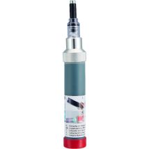 Samoa-Hallbauer Profi-Stoßpresse K100 – 228 mm – Kunststoff – 0,5 cm³/Hub – Für 100g Fette – Ideal für Werkzeugkoffer