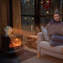 Stove Fan Wood Stove Fans Fireplace Fan Heat Powered Fan with 4 Blades