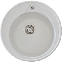 Stradour Einsatzwaschbecken Ronda, In Uni Weiss Smc - 17, 1 Becken, Dim. 49 Cm, Manueller Ablauf