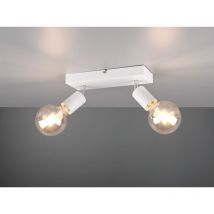 Deckenstrahler vannes Weiß, Balken 2-flammig, Breite 26cm