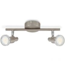 Led Deckenleuchte 2 dreh-& schwenkbar Strahler 6W matt-nickel Briloner