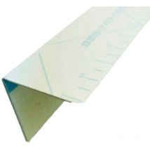 Strait-flex - Kantenprofil Big-Stick 300, 90 Grad Winkel Weiß 50 Stück á 274cm hoher Kantenschutz, für Außenkanten im Trockenbau einfache Montage