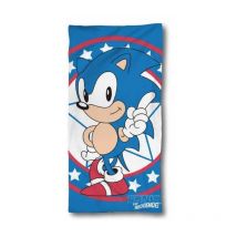 Sega - Strandtuch 70x140 Baumwolle Sonic Blue Faro
