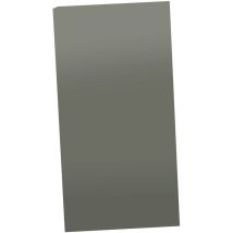 Tworzywo sztuczne.Płyta czołowa: 215x111x2 mm, szara Frontplatte (l x b x h) 215 x 111 x - Strapubox