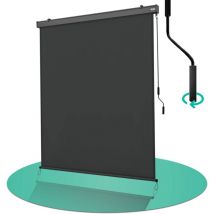 Strattore Ausziehbare Senkrechtmarkise / Vertikalmarkise 120 x 250 cm - Anthrazit