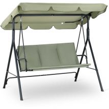 Strattore - Balancelle Hollywood Balançoire Swing de jardin 175 x 110 x 153 cm - Vert