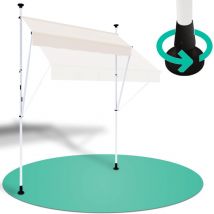 Strattore Klemmmarkise / Balkonmarkise Sonnenschutz 200 x 120 cm - Beige