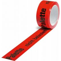 Transpak - strecken - Warnklebeband rouge Palette nicht belasten strecke (Par 36)