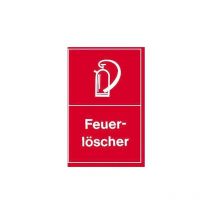 Strecken - Warnschild 250x150mm Feuerlöscher