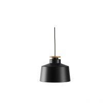 Belid - Street m Dome Suspension Plafonnier Plat Noir 1x E27