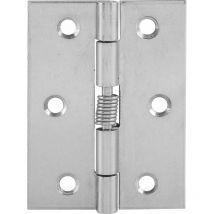Federscharnier 60 x 45 x 1,5 mm, Edelstahl