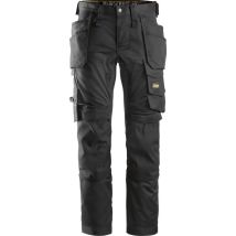 Stretch-Arbeitshose 6241 – Schwarz – Größe 48 – Baumwolle 47%, Polyester 53% – CORDURA -Verstärkung