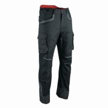 Facom - Stretchhose Runner Schwarz/Grau/Rot Größe 40 - FXWW1001E-40