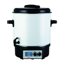 Stérilisateur de bocaux électrique avec écran lcd robinet et minuteur 27l 1800w Robby steri pro lcd