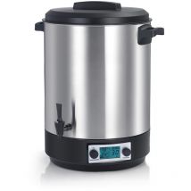 Stérilisateur de bocaux électrique cuve inox avec ecran lcd, robinet et minuteur 45l 2500w Robby steri pro inox 45l lcd
