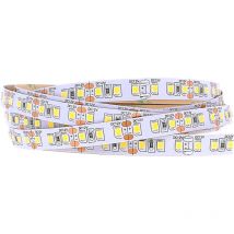 Strip led 12v 2835 striscia 5 metri strip 600 led 8mm vari colori calda 3000k
