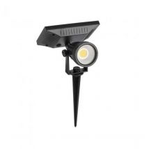 6662 VT-952 Lampe de jardin solaire led 2.00 w noir - V-tac