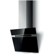 Elica - campana inclinada decorativa 60cm 625m3/h negra - stripe bl/a/60/lx