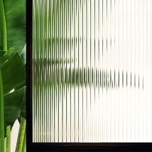 Serbia - Stripe Window Film Intimité, Rayures Verticales, 45x200cm